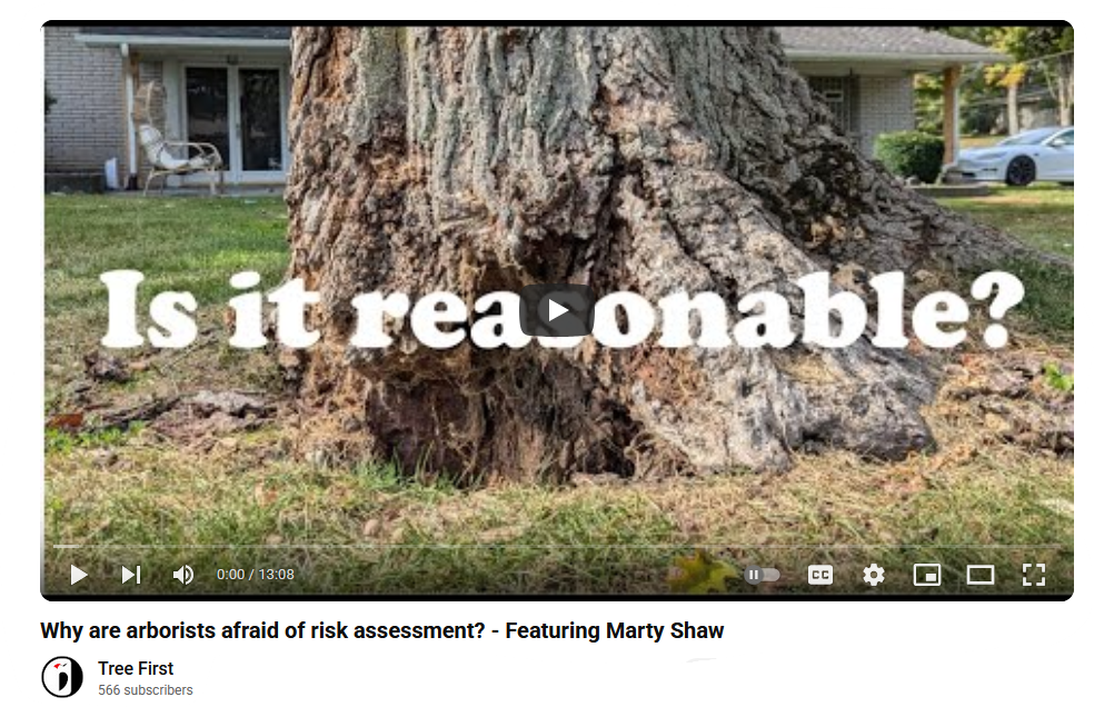 why are arborists afraid of risk assessment